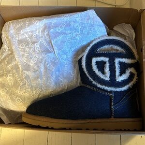 Brand New Never Worn Telfar x UGG Denmin Logo Mini Boots